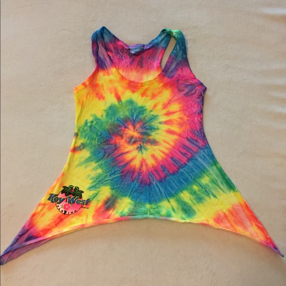 Bright Tie Dye Tank Top